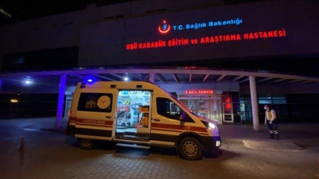 Karabük'te karbonmonoksit gazından zehirlenen 7 kişi hastaneye kaldırıldı