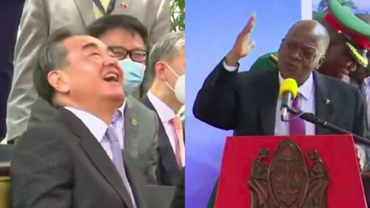Tanzanyalı lider, ülkesinde maske takmayan Çinli bakana teşekkür etti