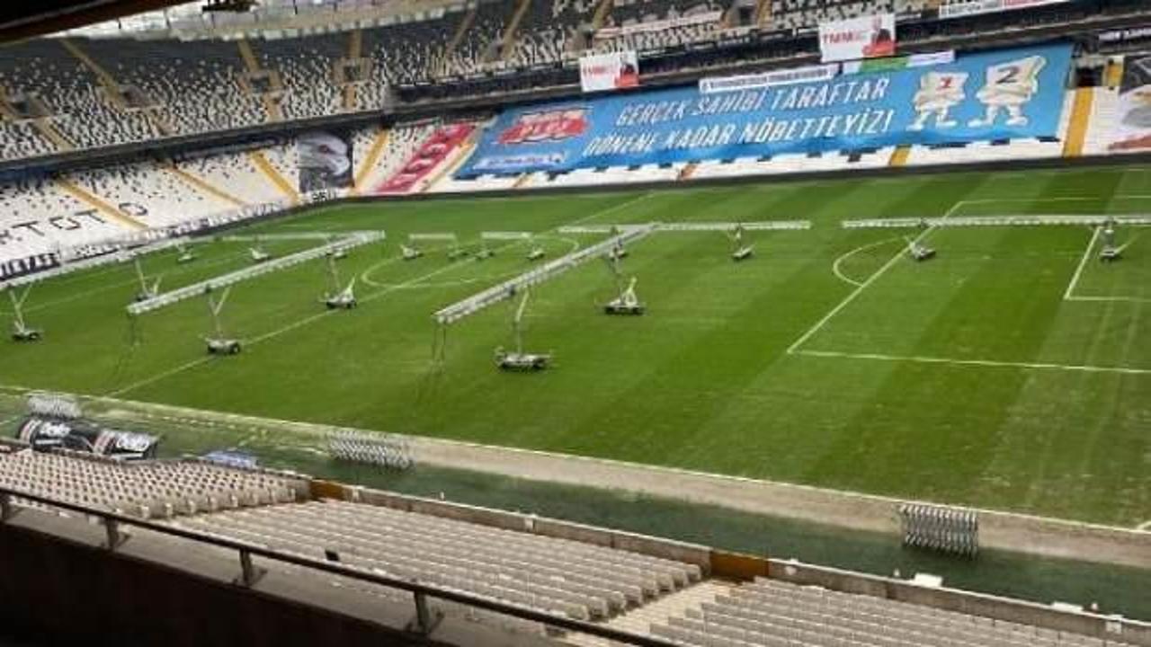 Vodafone Park'ta kar önlemi!