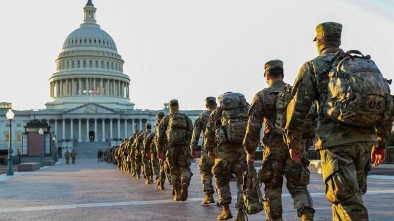 ABD'de iç savaş endişesi: Asker Kongre'ye girdi! Sayı 26 bine çıkacak