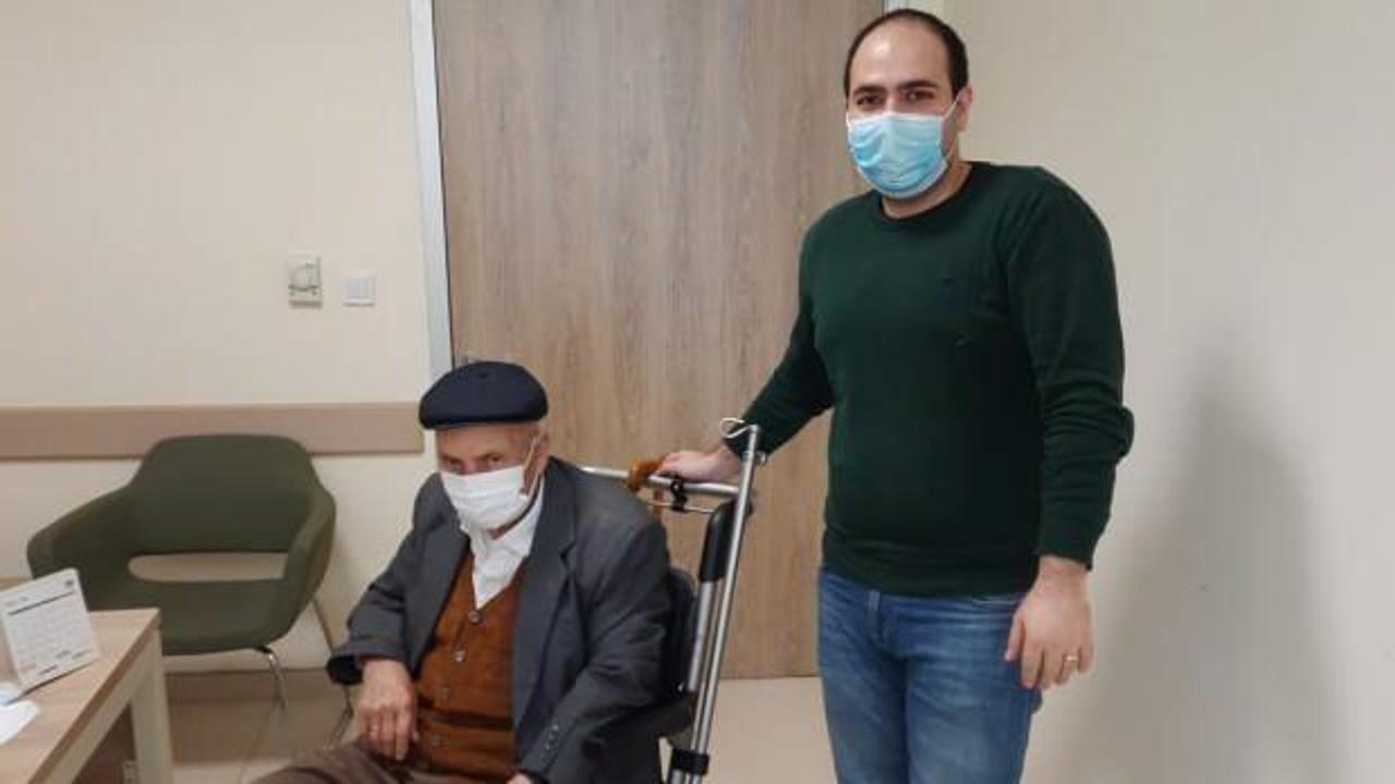 92 yaşında koronavirüsü yenen Mustafa Bulut: '1 ay hiç yemek yiyemedim'