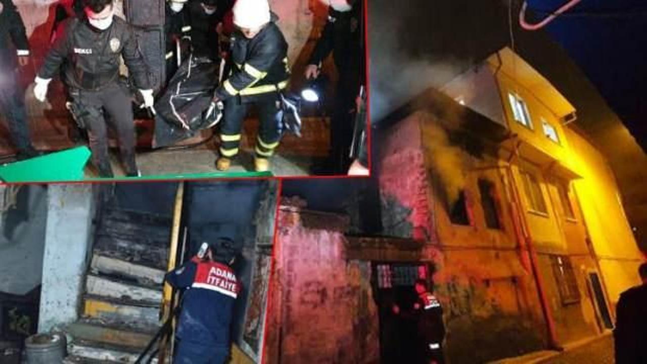 Adana'da yangın: Bir kişi &ouml;l&uuml; bulundu