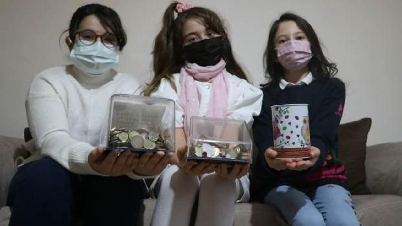 Bu &ccedil;ocukların kumbaraları iyilik dağıtıyor