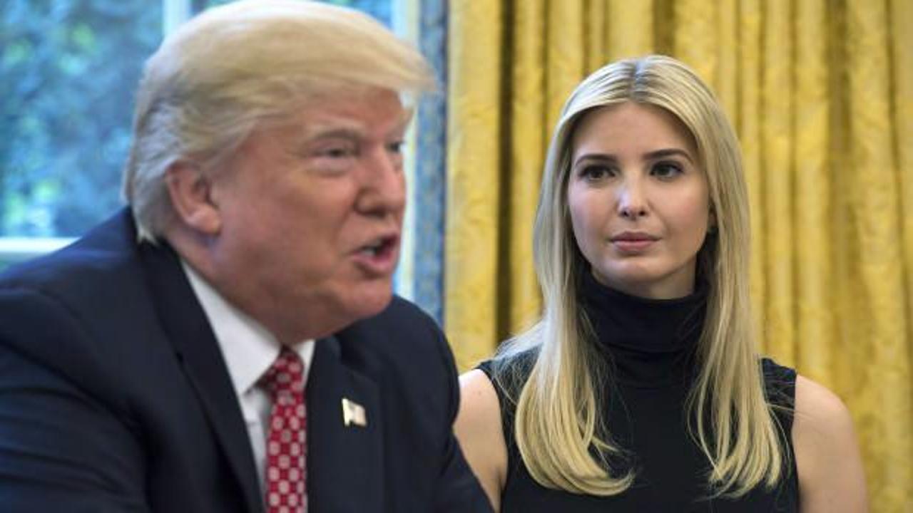 Donald Trump ile kızı Ivanka Trump arasında Beyaz Saray'da Biden krizi