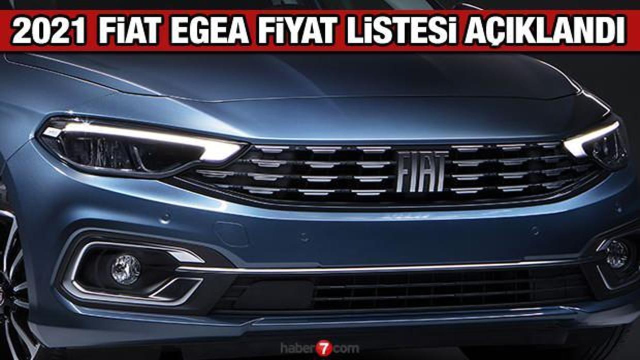 Fiat 2021 model Egea fiyat listesi yayınladı! Fiat Fiorino Doblo 500 Egea fiyat listesi
