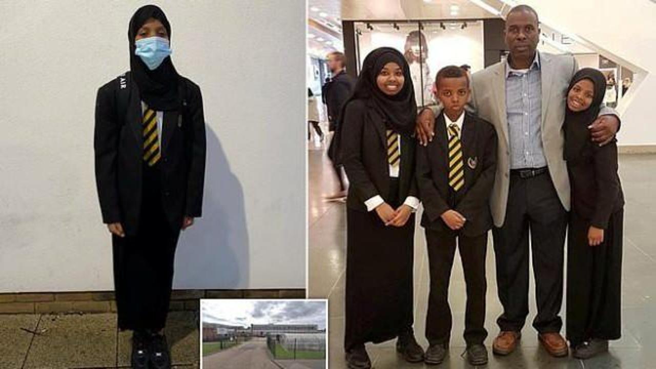 İngiltere'de Müslüman kıza kısa etek dayatması