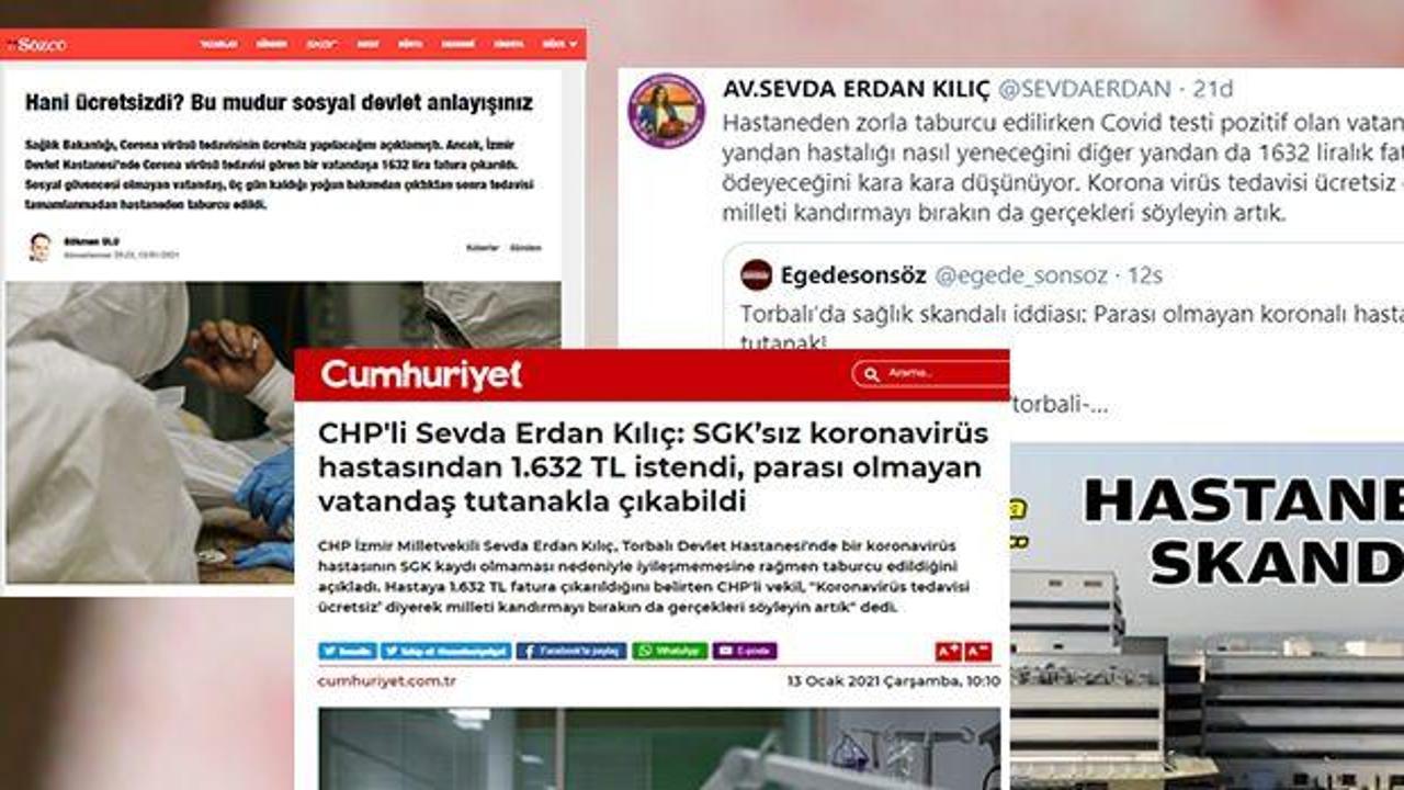 CHP'li vekil Sevda Erdan Kılıç'ın yalanına İzmir Valiliği'nden açıklama!