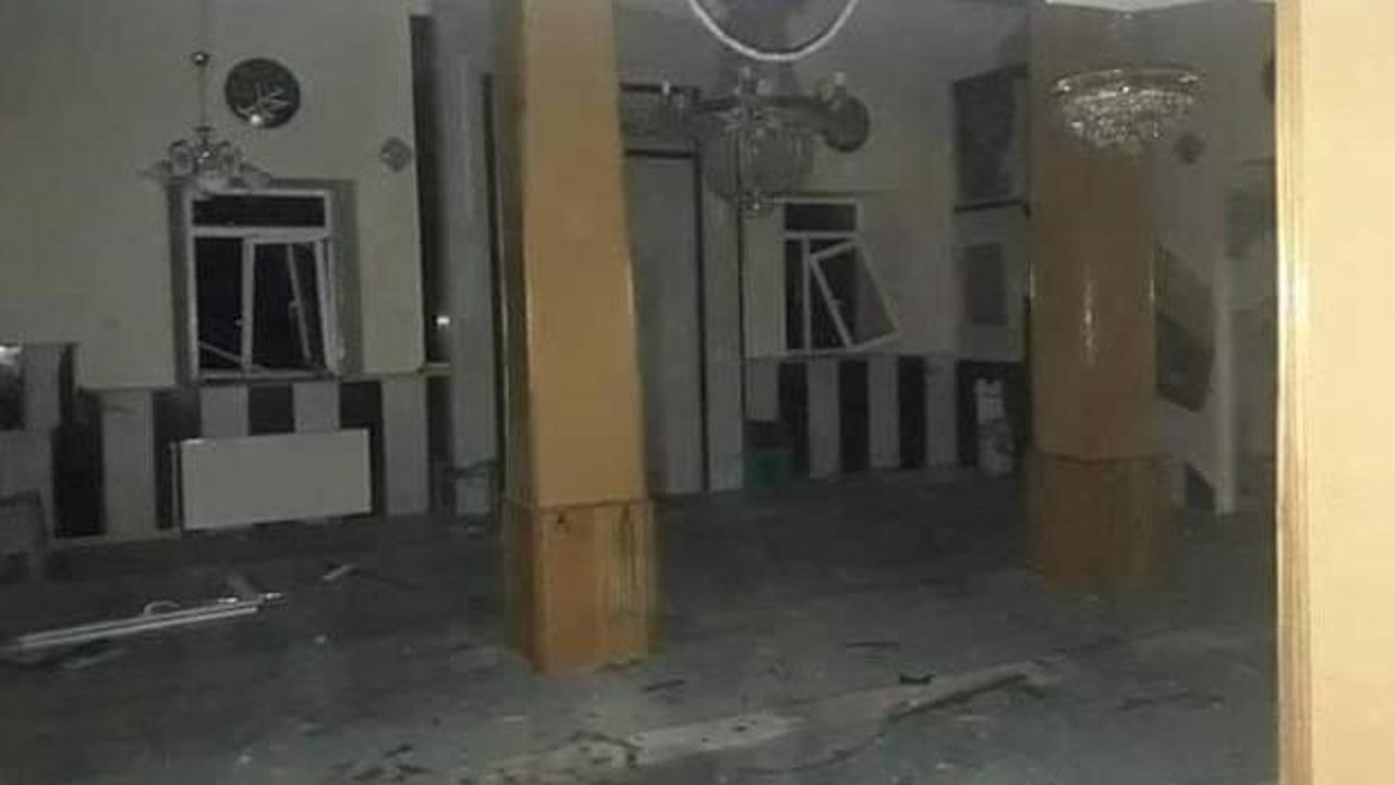 Kayseri'de bir camiye yıldırım düştü