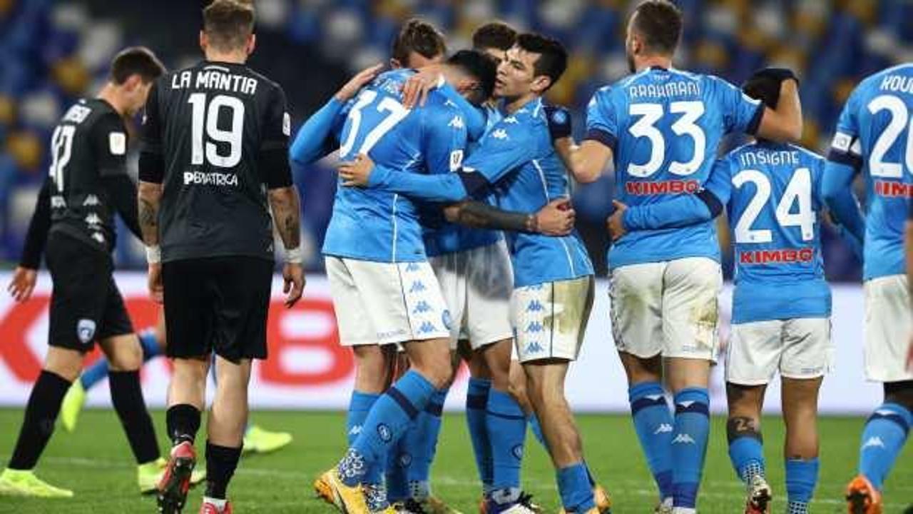Napoli, İtalya kupasında çeyrek finalde