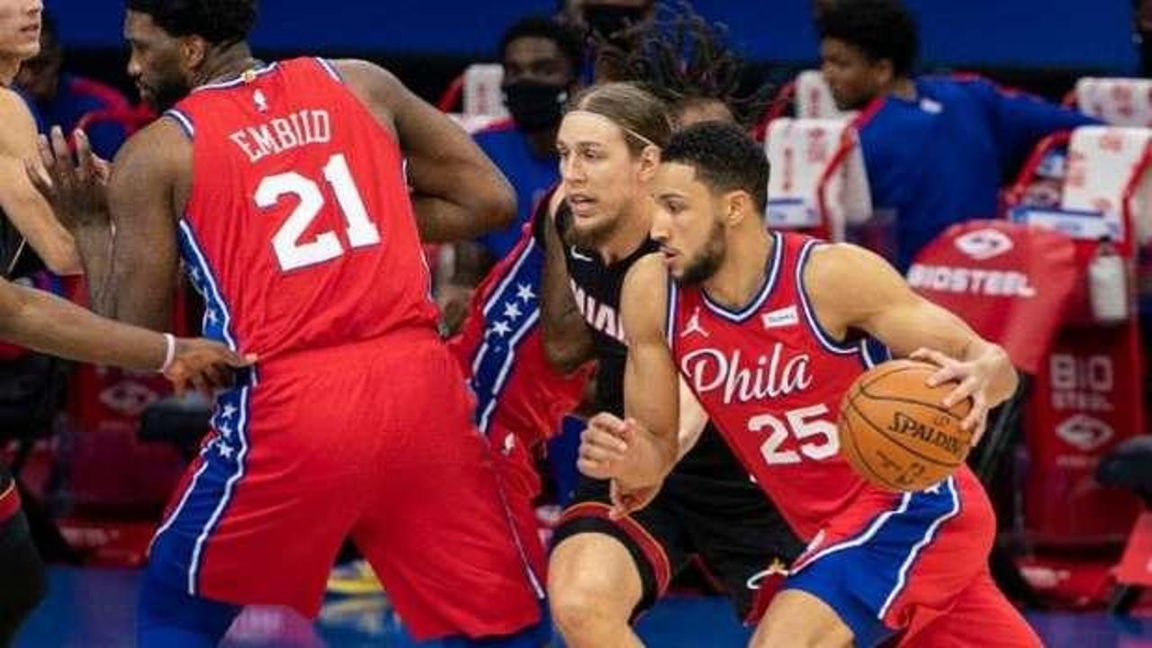 NBA'de 76ers, Heat'i mağlup etti