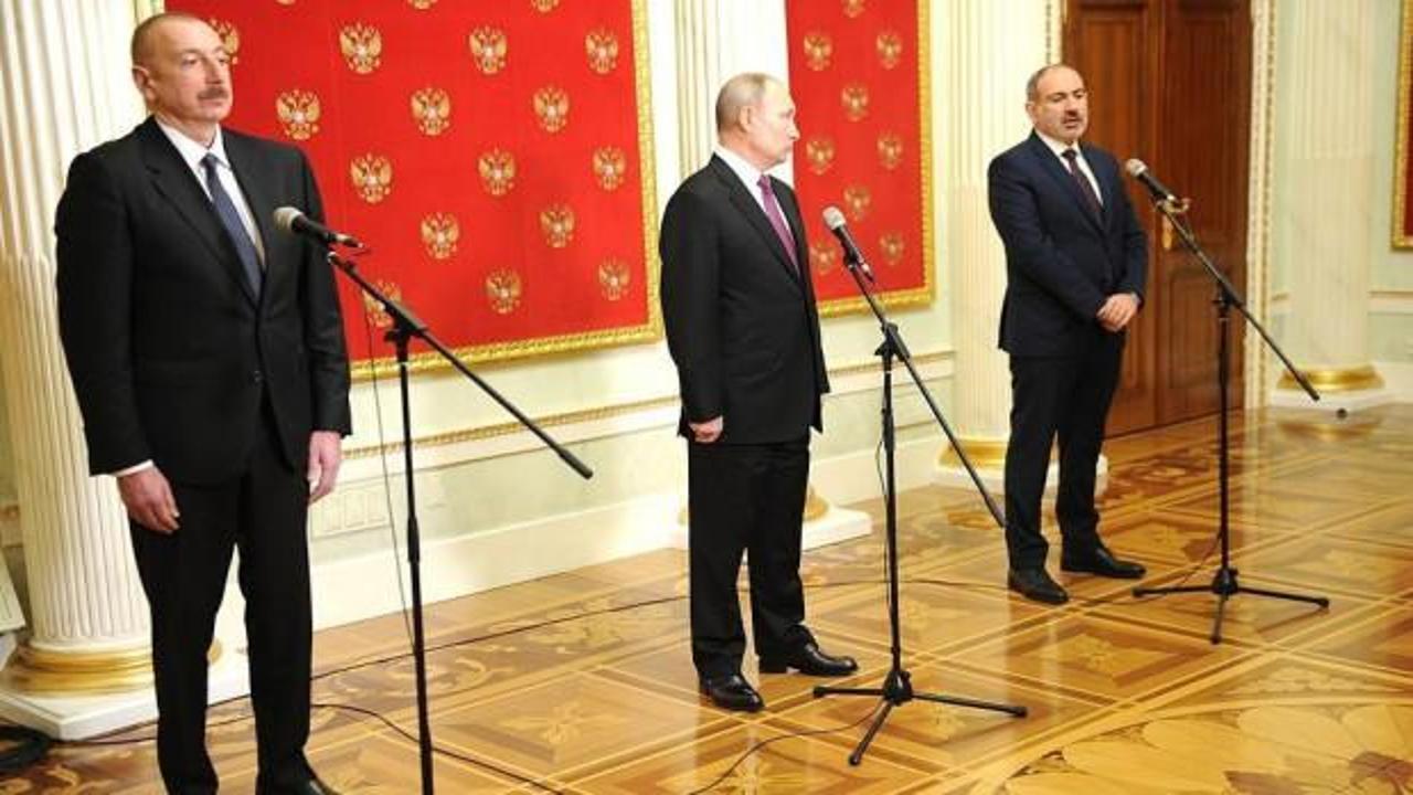 Putin, Aliyev ve Paşinyan görüşmesi sonrası ortak açıklama!