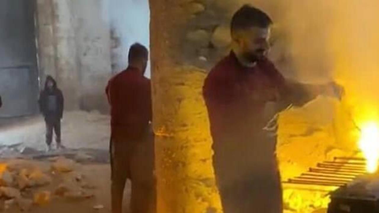 Tarihi kilisedeki mangal partisi mahalleliyi isyan ettirdi