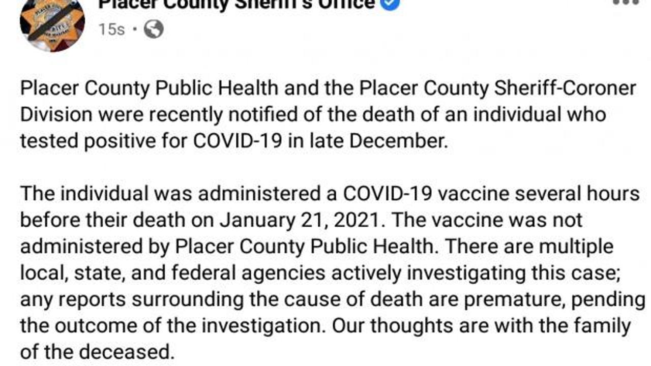 ABD’de kovid-19 aşısı olan bir kişi saatler sonra hayatını kaybetti