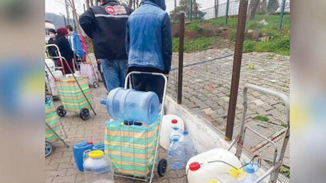CHP'li belediye 1,5 yıldır su vermiyor...