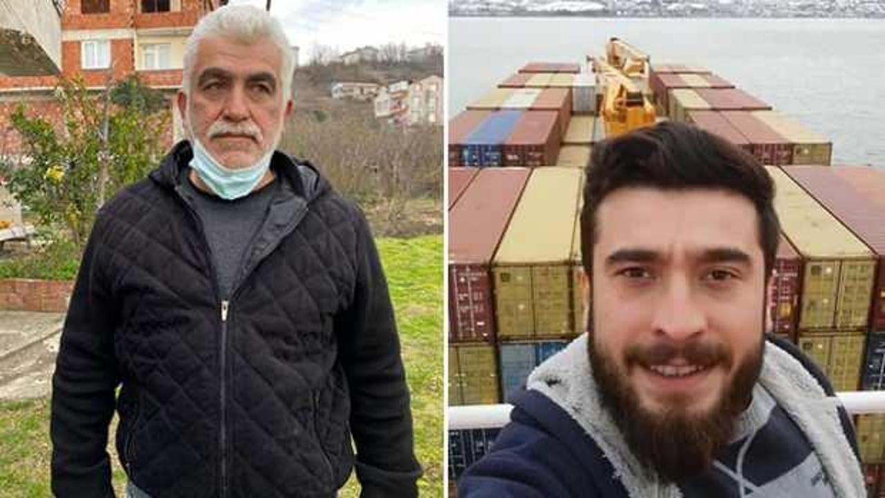 Gemiden kaçırılan stajyer gemici Hamza Orhan’ın babası: Korsanlar, kahrolsun