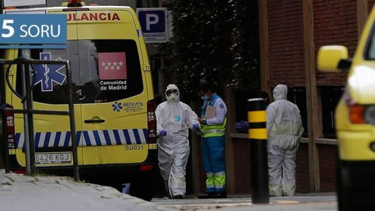 İspanya'da son 3 günde Kovid-19'dan 455 kişi hayatını kaybetti