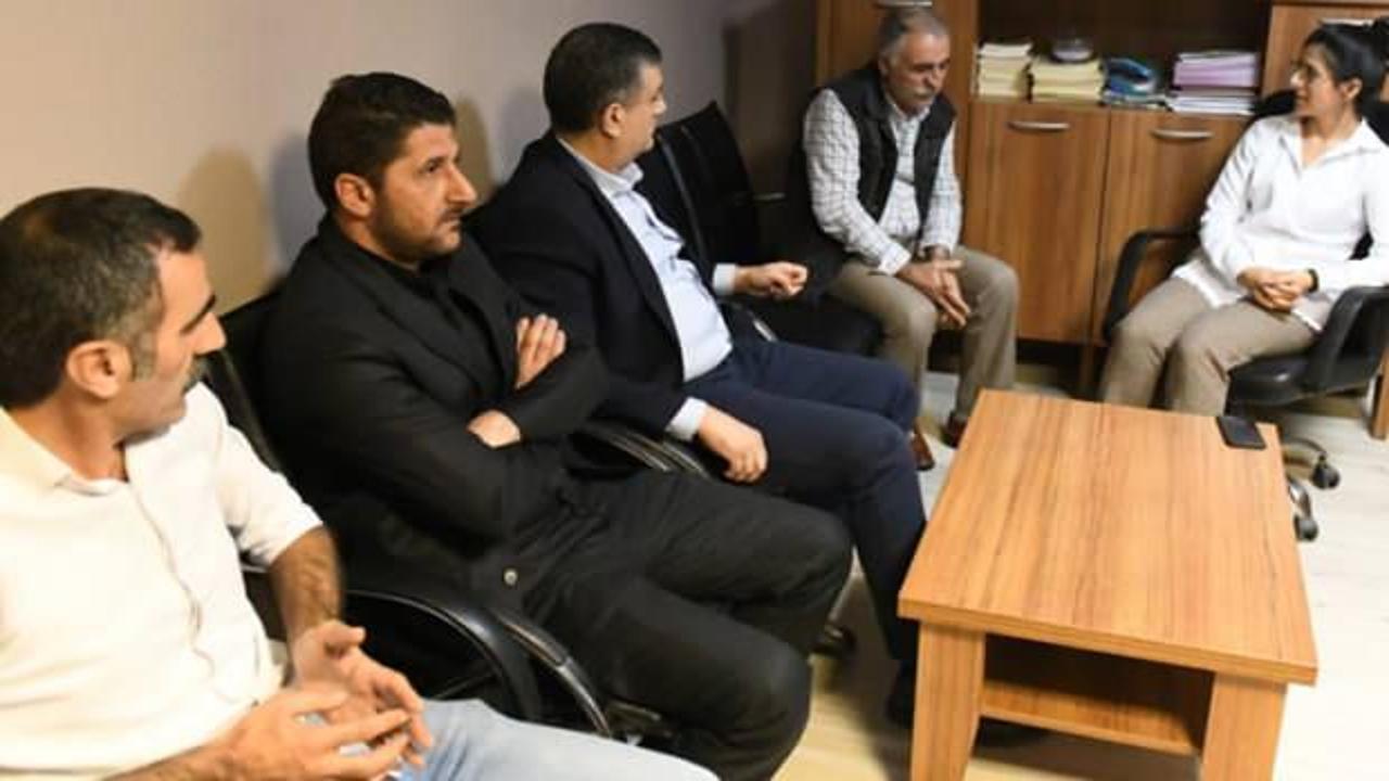 PKK'nin hücre evine dönen HDP ilçe binasını CHP’li belediye başkanı ziyaret etmiş