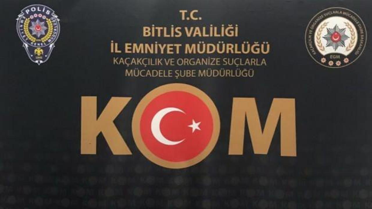 Bitlis’te 250 paket kaçak sigara ele geçirildi