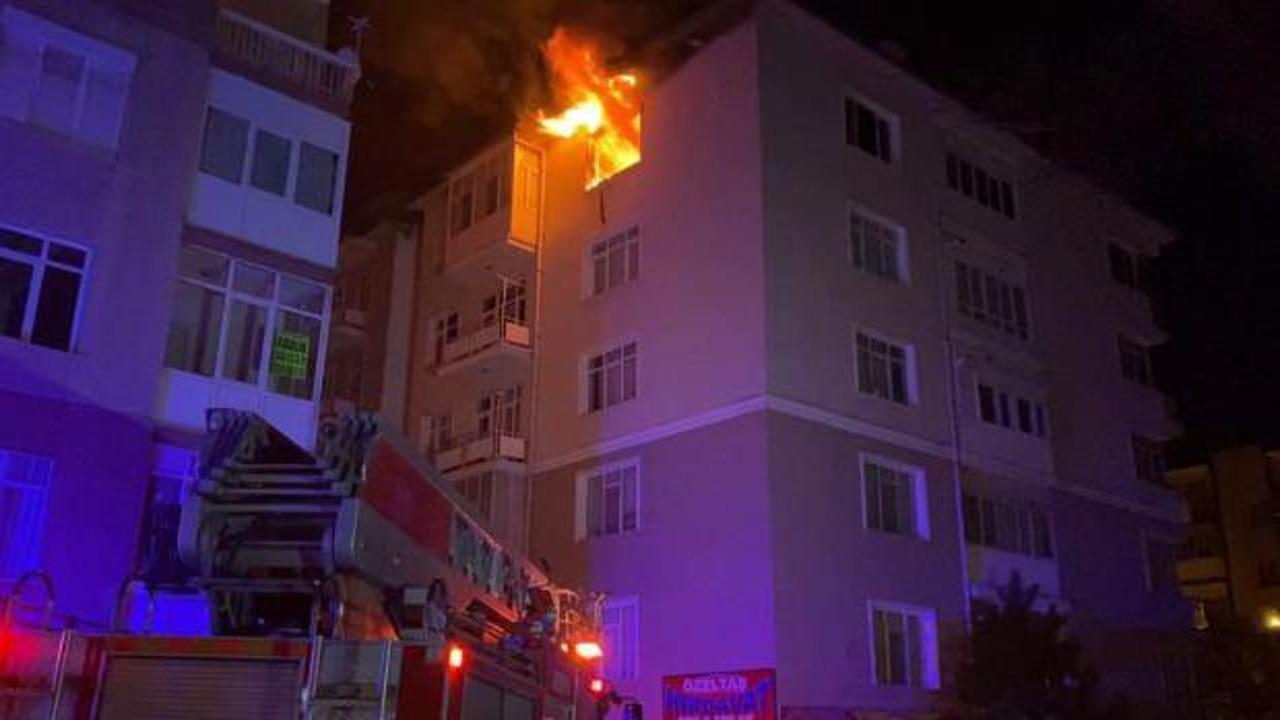 Konya'da yangın faciası! Anne ve kızı can verdi