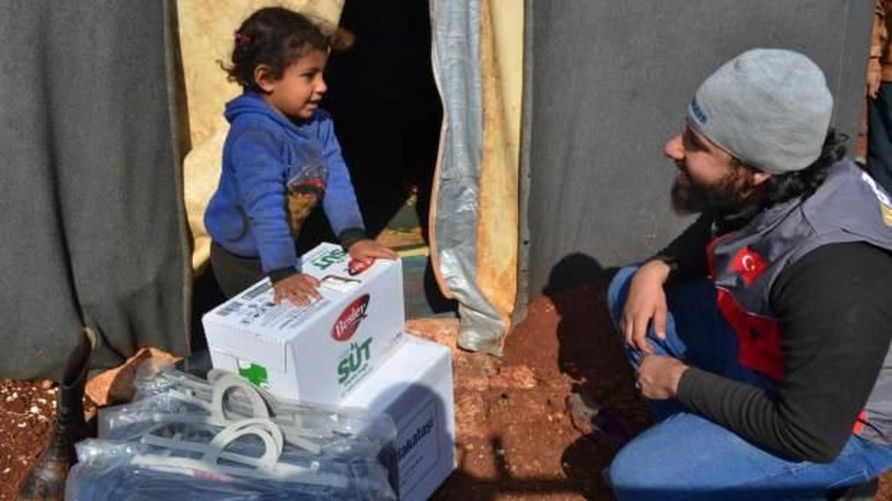 Sadakataşı’ndan İdlib’e sel yardımı