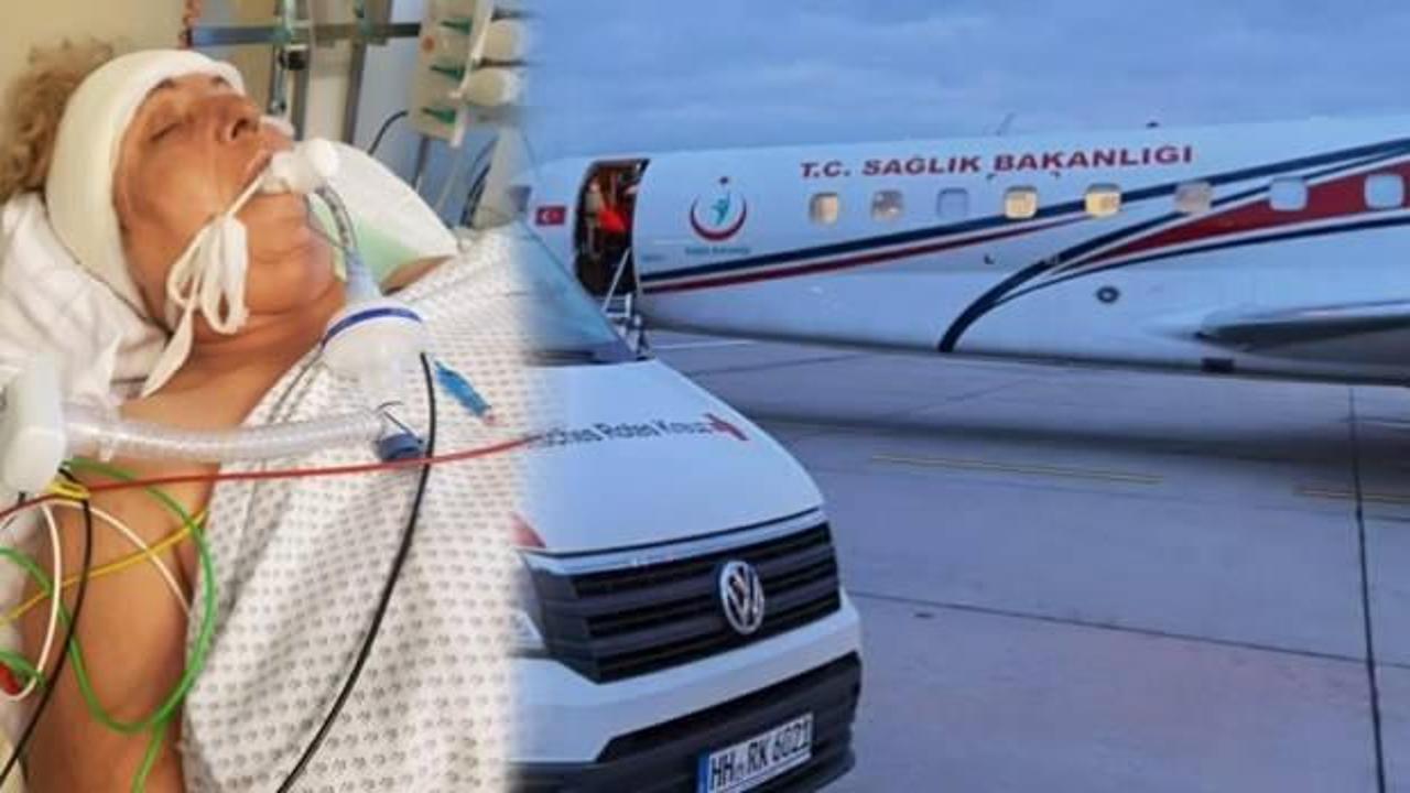 Sağlıklı şekilde Almanya'ya gitti, yanlış tedavi sonucu ambulans uçakla Türkiye'ye döndü!