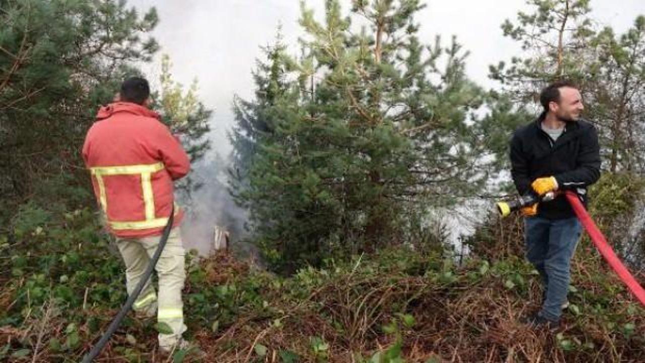 Trabzon'daki orman yangını kontrol altına alındı