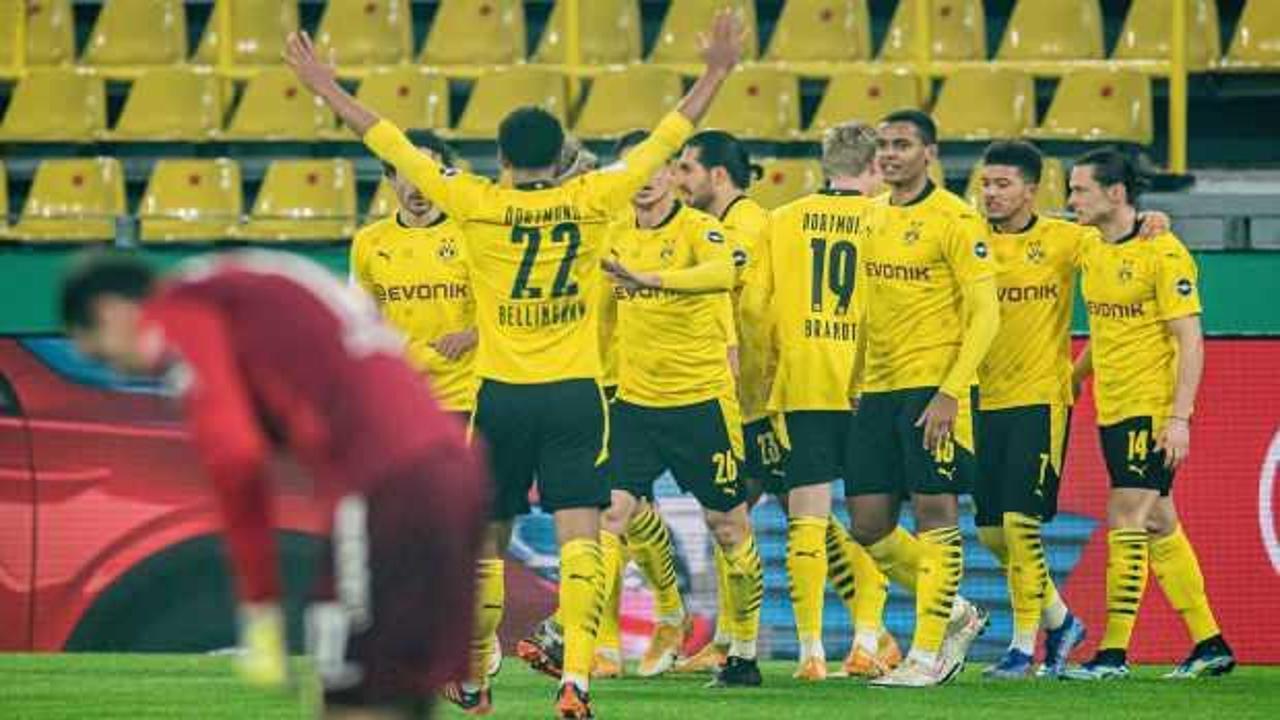 Almanya Kupası’nda Borussia Dortmund çeyrek finale yükseldi
