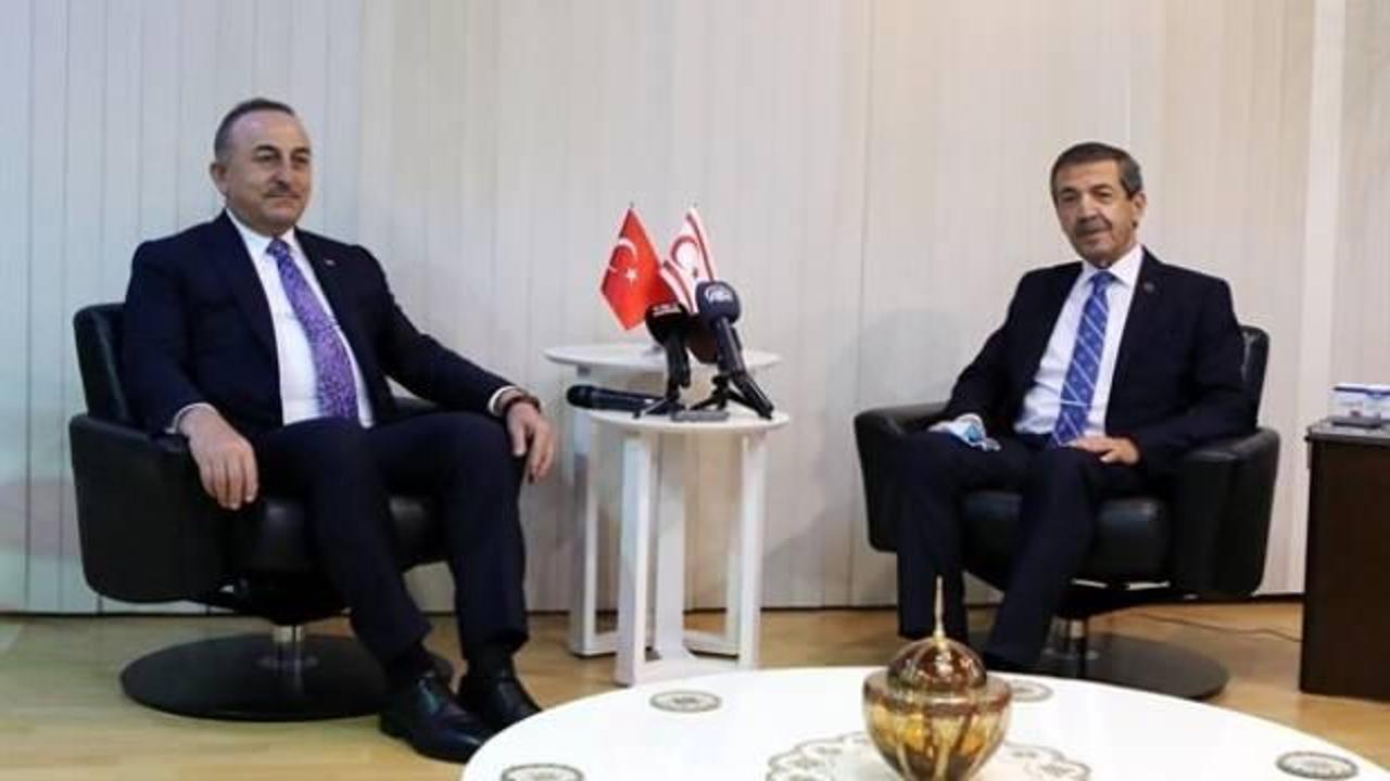 Bakan Çavuşoğlu: “Kıbrıs Türkü’nün haklarını birlikte görüşeceğiz, birlikte karar alacağız"