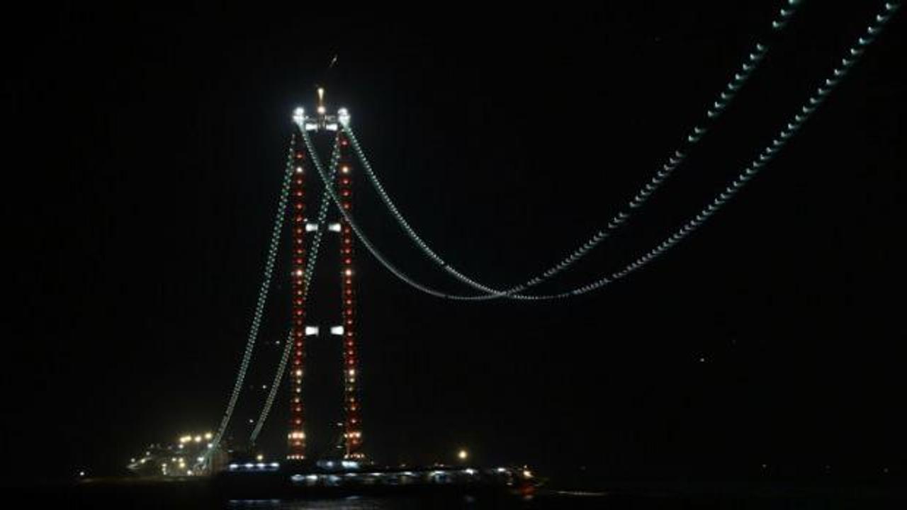 Bakan 318 metre y&uuml;kseklikte duyurdu: Dev projede geri sayım başladı