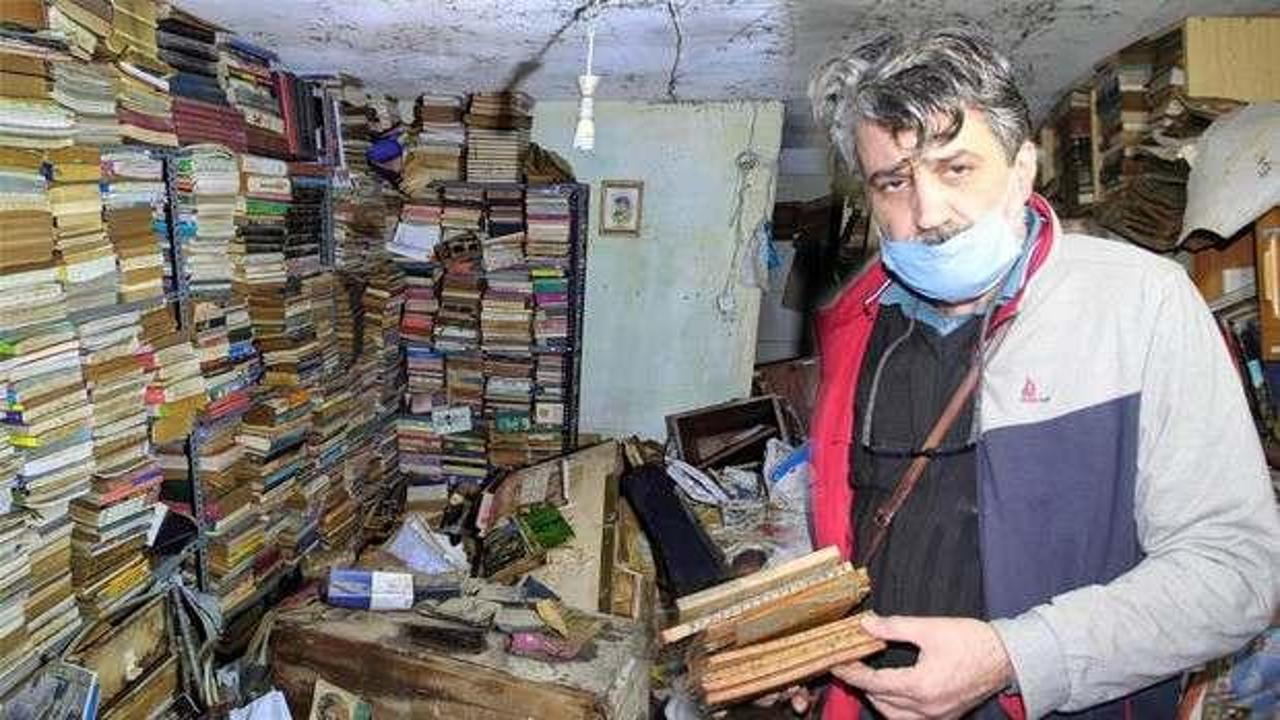 İzmir'deki felakette 35 bin kitabı sele kapılan sahaf için kitap destek kampanyası başlatıldı