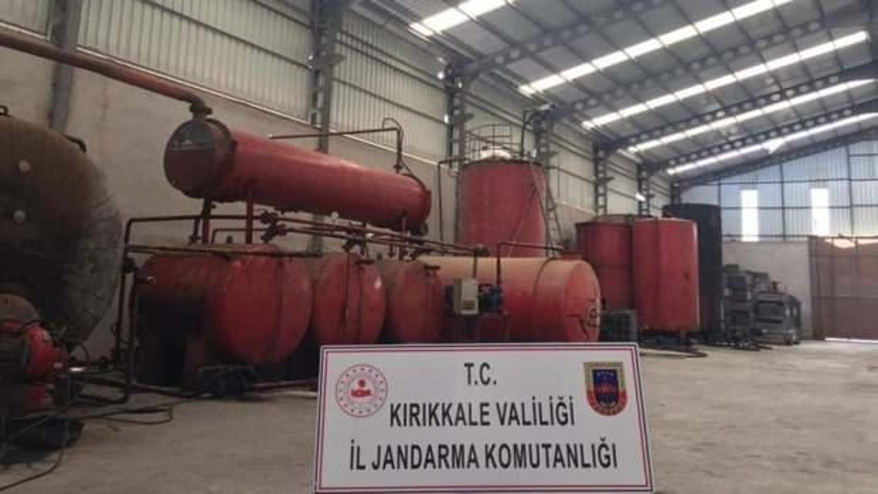 Kırıkkale'de 30 bin litre kaçak akaryakıt ele geçirildi