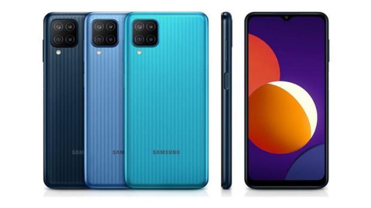 Samsung giriş seviyesi için yüksek özellikler sunan Galaxy M12'yi tanıttı