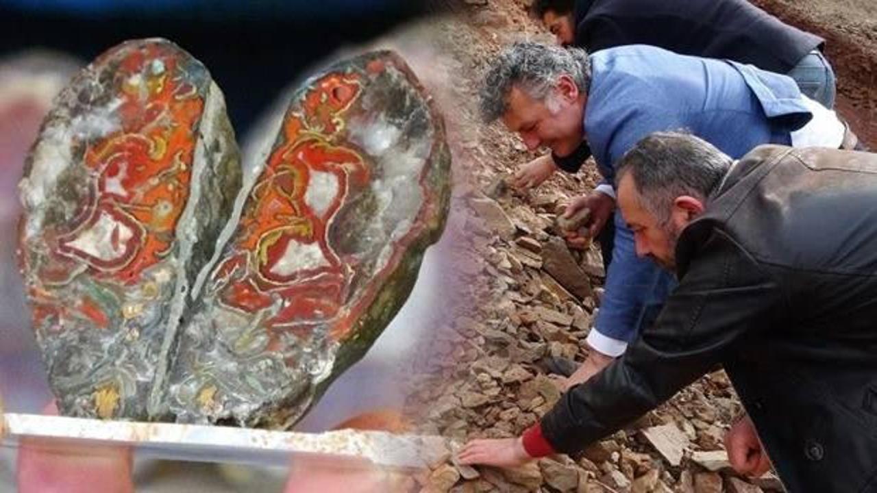 Tokat'ta yol yapımında kullanılan taşın milyonlarca yılda oluştuğu tespit edildi!