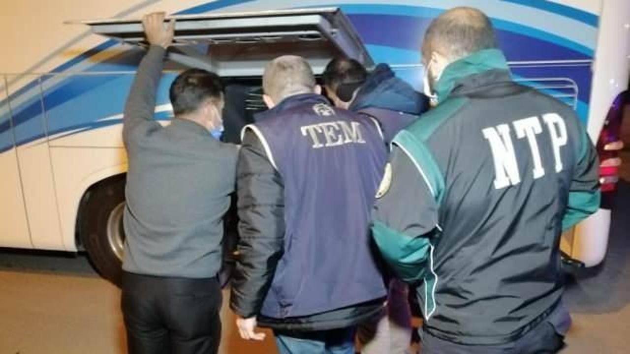Aksaray’da yolcu otobüsünde şüpheli paket alarmı