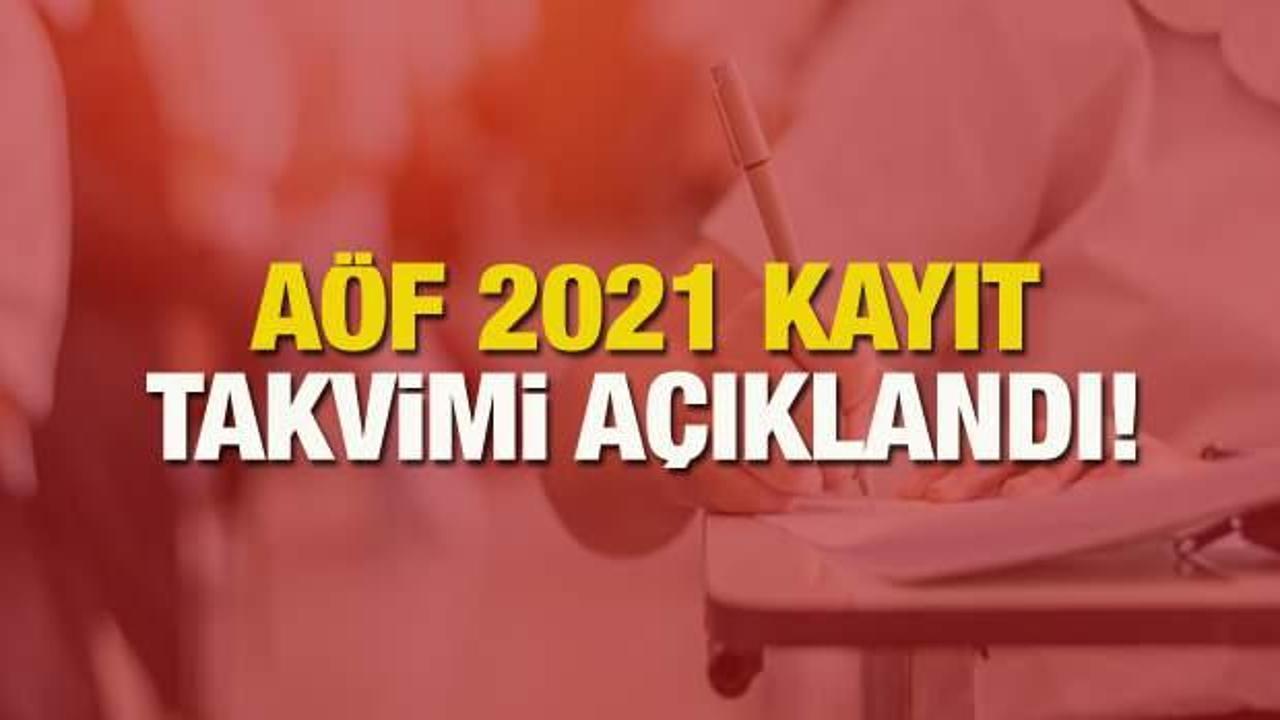AÖF kayıt yenileme takvimi! 2021 Anadolu Üniversitesi AÖF kayıt ücreti ve ders seçimi yapma!