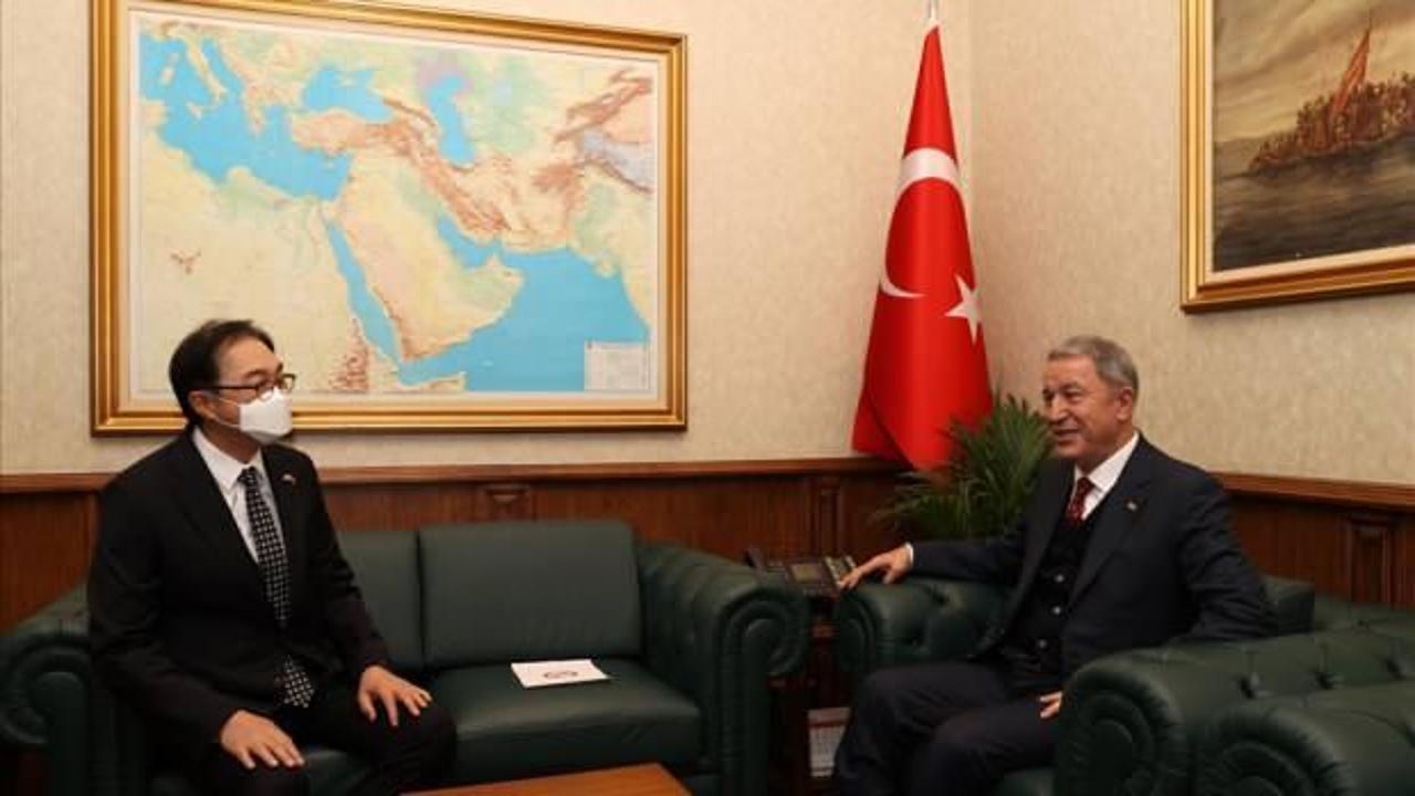 Bakan Akar, Kore Cumhuriyeti Ankara Büyükelçisi'ni kabul etti