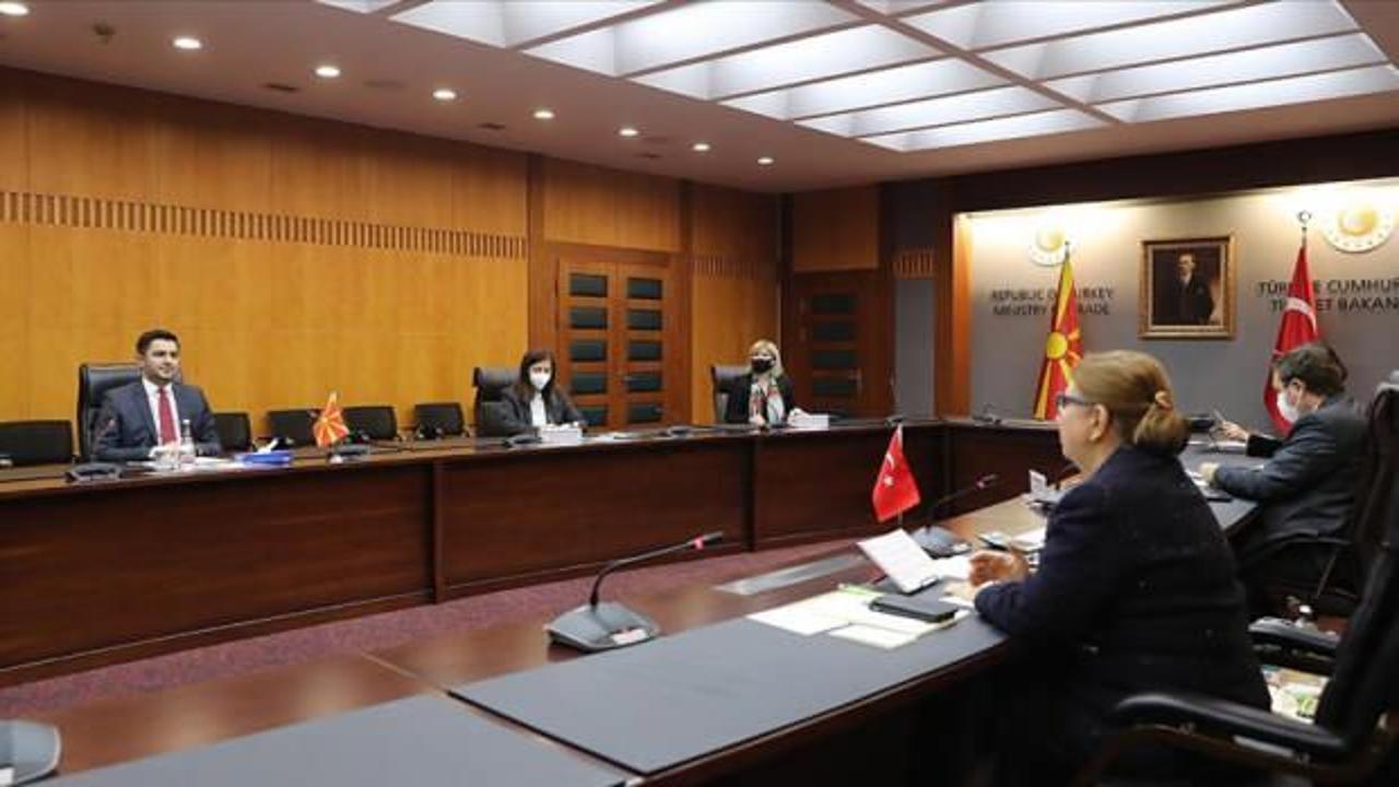 Bakan Pekcan, Kuzey Makedonya Ekonomi Bakanı ile görüştü