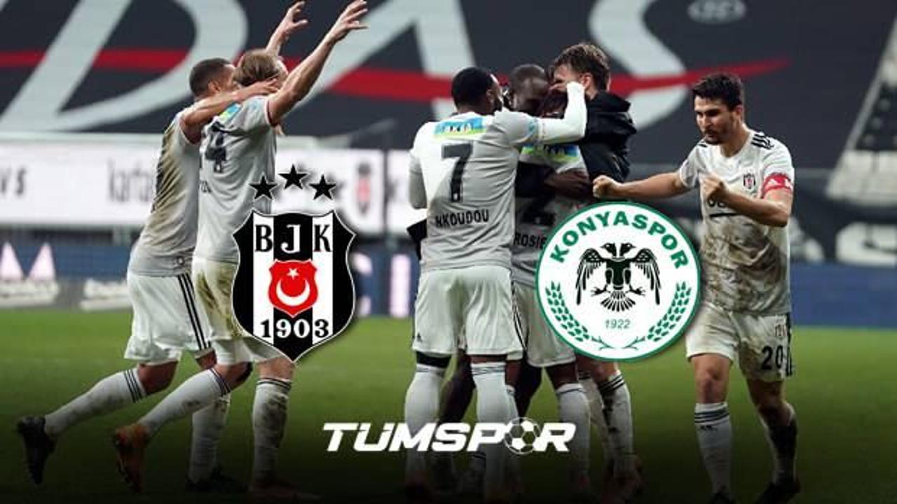 Beşiktaş Konyaspor BeIN Sports geniş özeti ve golleri! | Beşiktaş evinde galip