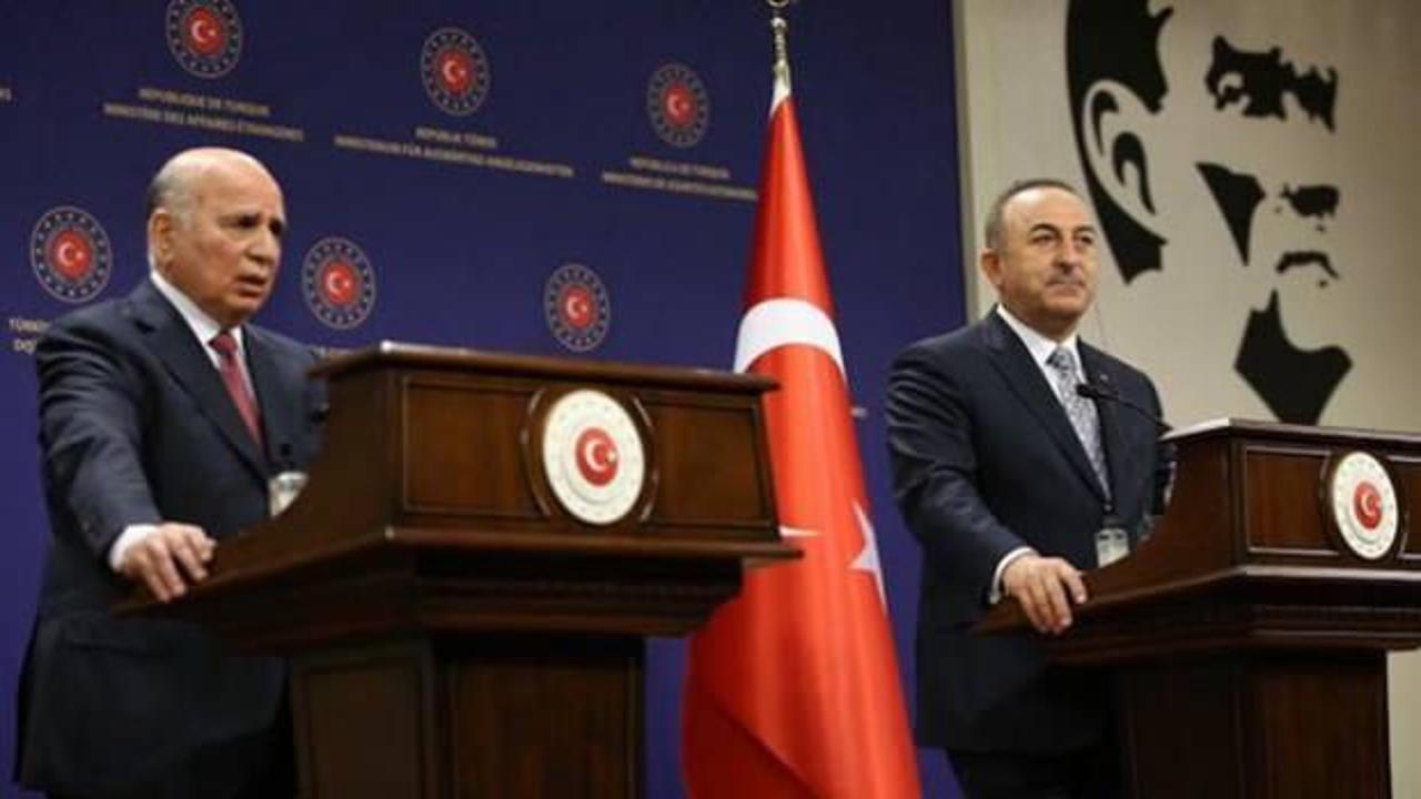Dışişleri Bakanı Çavuşoğlu, Iraklı mevkidaşı Hüseyin ile görüştü