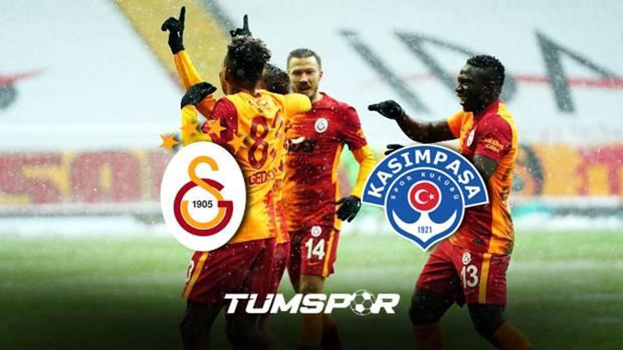 Galatasaray Kasımpaşa maçı BeIN Sports geniş özeti ve golleri! Galatasaray liderliğini sürdürdü