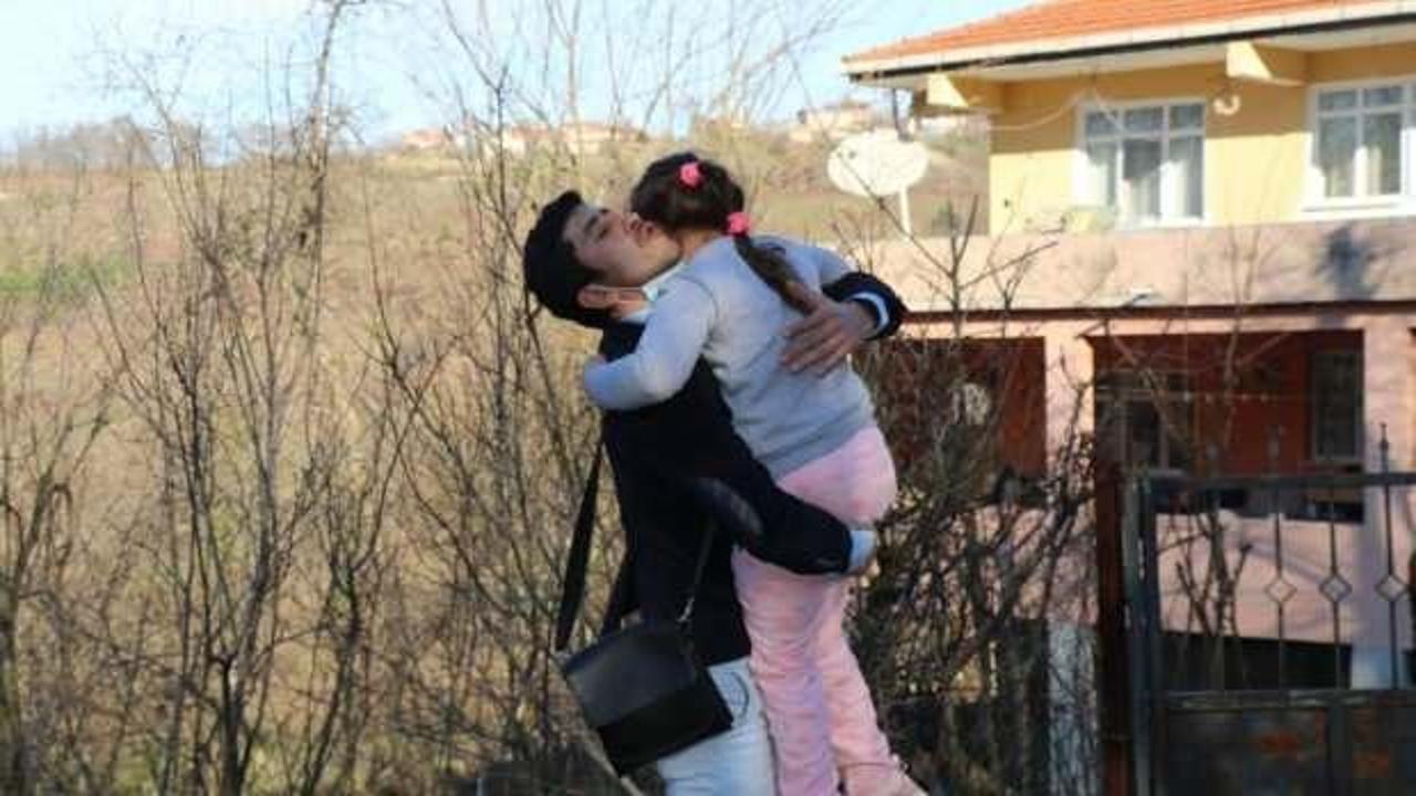 Ağlatan buluşma! Kızına hacizle kavuştu...