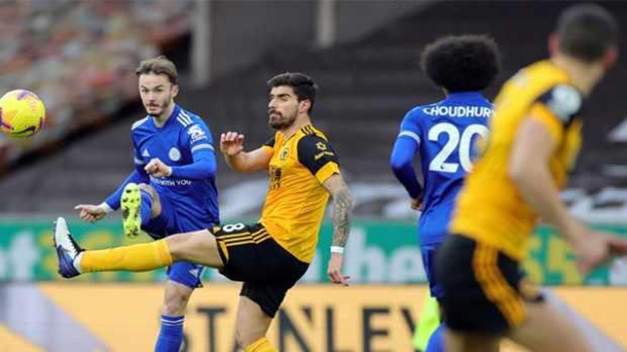 Leicester City, Wanderers deplasmanından 1 puanla ayrıldı