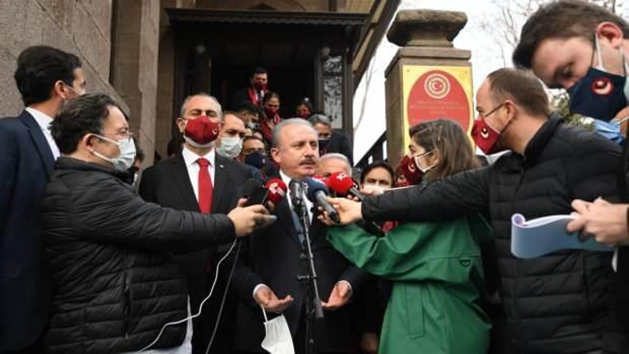 Meclis Başkanı Şentop'tan yeni anayasa &ccedil;ağrısı