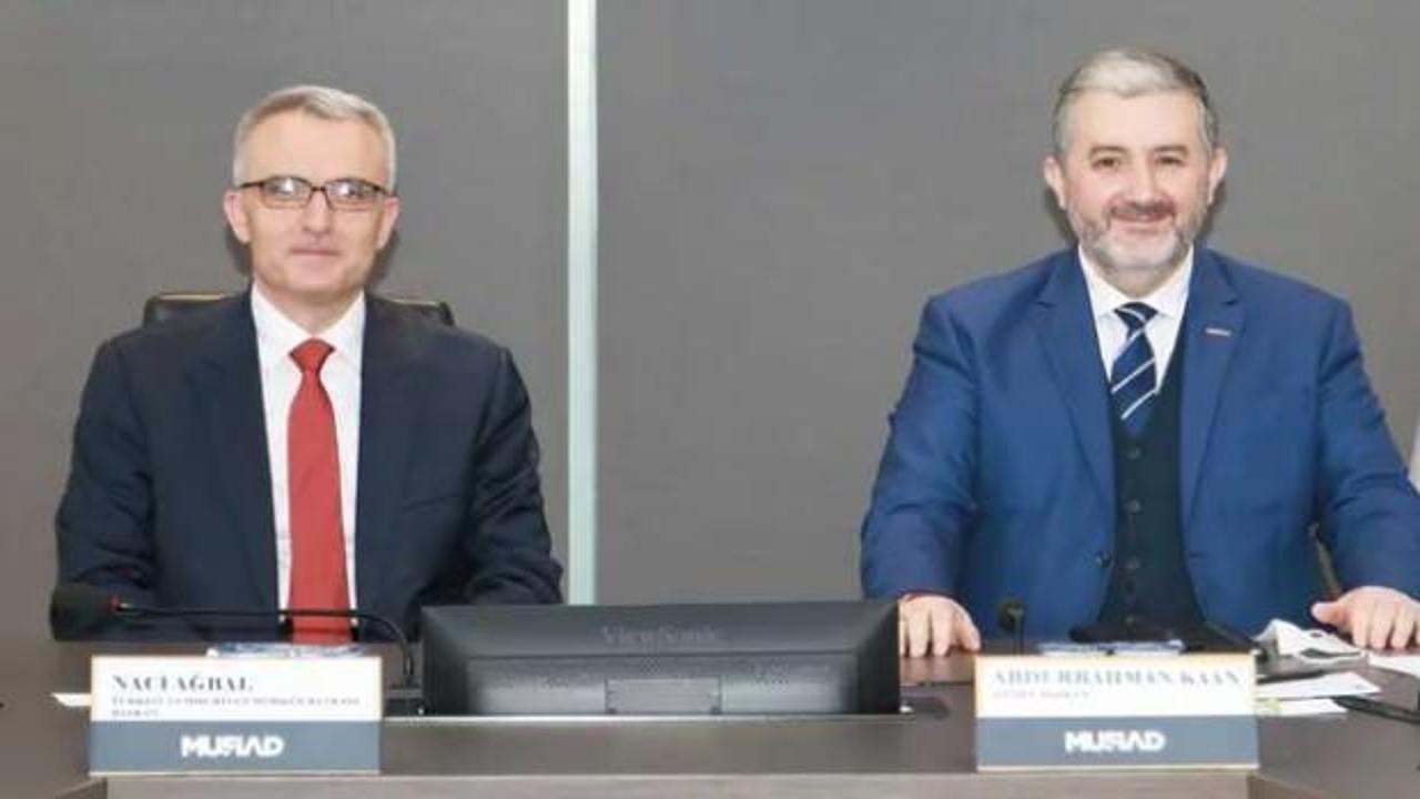 Merkez Bankası Başkanı Ağbal MÜSİAD ile görüştü