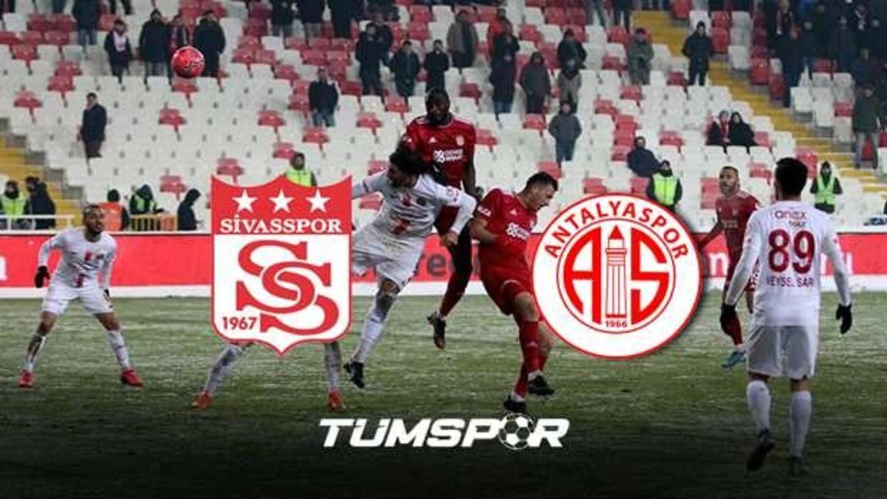 Sivasspor Antalyaspor maçı ne zaman, saat kaçta, hangi kanalda? | Sivas Antalya muhtemel 11’ler