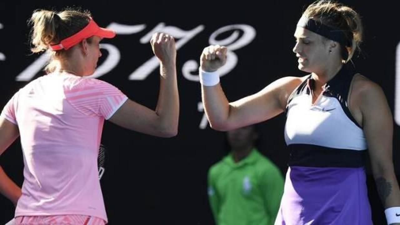 Avustralya Açık'ta çift kadınlarda şampiyon Mertens-Sabalenka