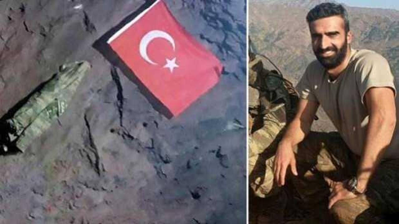 Gara'da şehit düşen Yüzbaşı Coşkun, PKK elebaşı Karayılan'ın mağarasına Türk bayrağı asmış