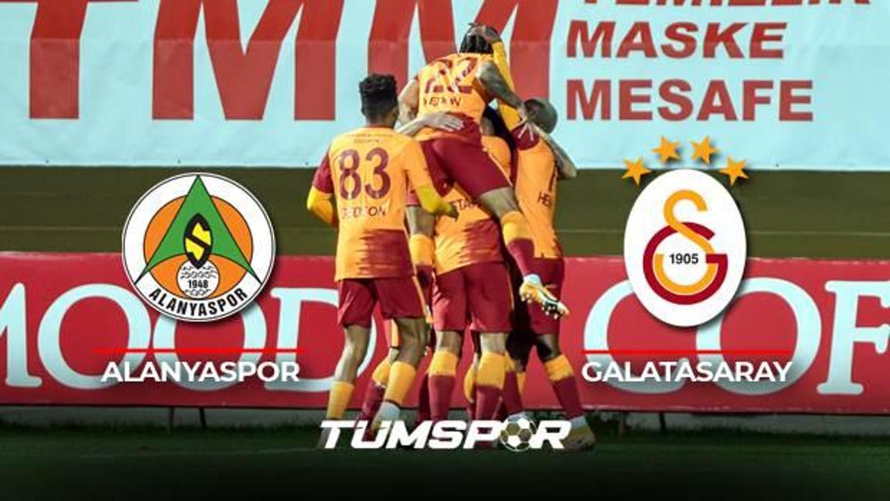 Alanyaspor Galatasaray maçı BeIN Sports geniş özeti ve golleri! | Galatasaray deplasmanda galip