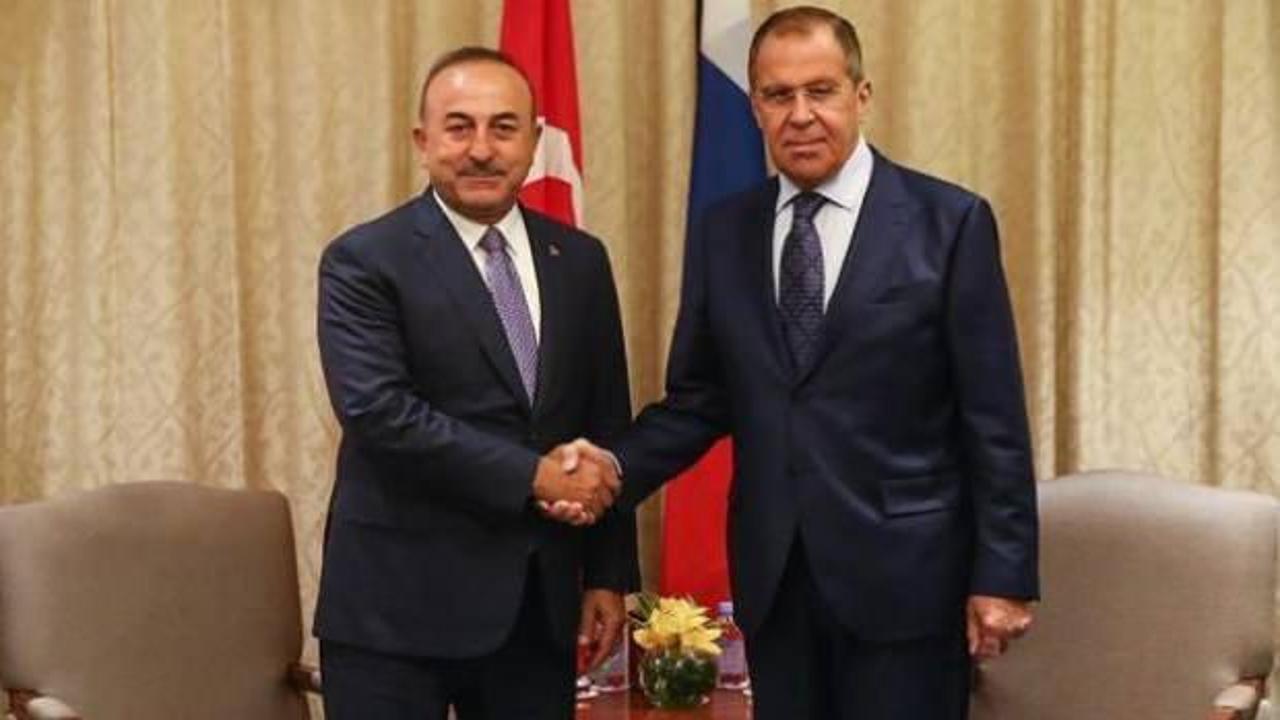 Bakan Çavuşoğlu, Rus mevkidaşı Lavrov'la görüştü
