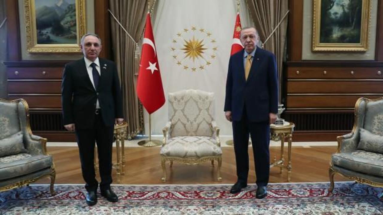 Erdoğan, Azerbaycan Cumhuriyeti Başsavcısı Aliyev'i kabul etti